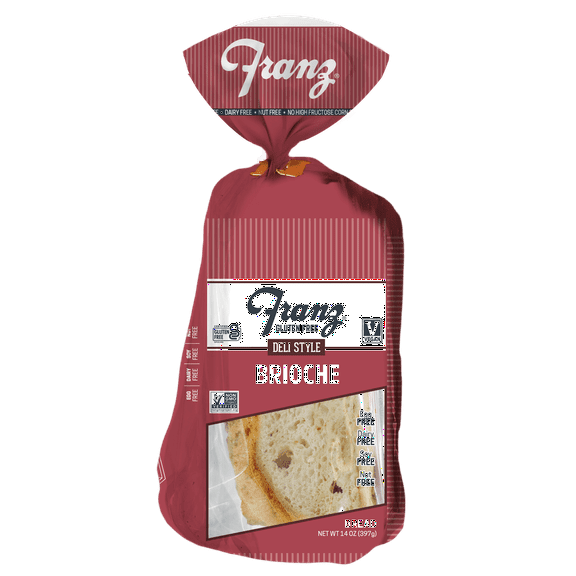 Franz Gluten Free Brioche Deli Style Bread, 14 oz