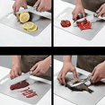 thumbnail image 3 of Titanium cutting board, stainless steel cutting board, double-sided titanium for cutting meat, fruit 34x23cm, 3 of 5