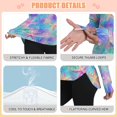 thumbnail image 4 of FORMRS Womens Long Sleeve Shirts UPF 50+ Sun Protection Quick Dry Fishing Hiking Tops, Size S-2XL, Neon Starfish Pattern, 4 of 8