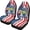 American Eagle Flag Print, variant on XYZCANDO Patriotic 250 Years Freedom Front Car Seat Covers - 2 Pack Durable Breathable Waterproof Protectors