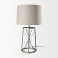 thumbnail image 2 of Mercana Raen (28.5"H) Bronze Metal Octagonal Base w/Beige Shade Table Lamp, 2 of 2