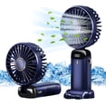 thumbnail image 1 of Portable Serenity Generator, 4-Speed Wind Control Portable Fan, Convenient for Travel and Outdoor Adventures, Ultra-Quiet Performance for Uninterrupted Moments, 90° Foldable for, 1 of 5