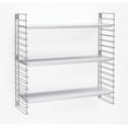thumbnail image 1 of Metaltex 377606 Polytherm Frosted Shelf System Libro, Gray, 1 of 1