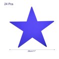 thumbnail image 2 of Recortes de papel Estrella Unique Bargains Cinco Estrella Confeti Adornos para Cumpleaños Fiesta Aula Boda 11 Pulgadas Azul Paquete de 24, 2 of 5