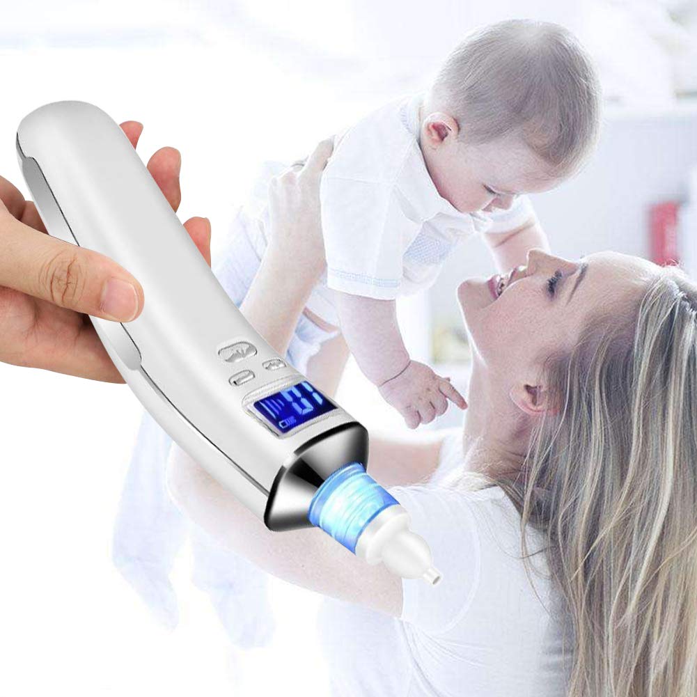 Baby Aspirator Nose Cleaner and Snot Sucker Adjustable Settings and