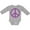 AC-Heather Grey, variant on Inktastic Purple Peace Sign Boys or Girls Long Sleeve Baby Bodysuit