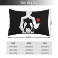 thumbnail image 4 of Death Note Ryuk Pillowcases Soft Pillow Holder Decorative Cushion Cover Home Decor Rectangular Throw Pillow Covers 20"X30", 4 of 9