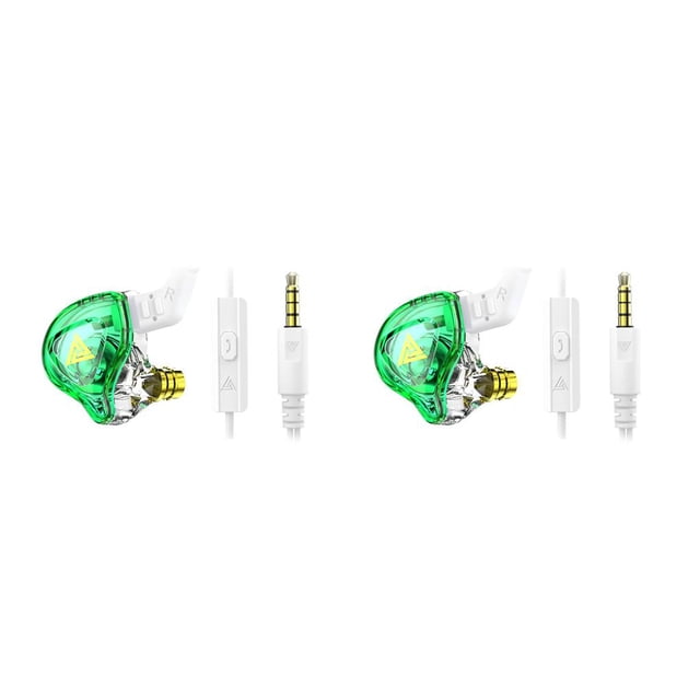 Sidaley Auriculares HIFI de 3,5mm, tapones para los oídos de silicona, auriculares electrónicos con bobina móvil, sonido estéreo, ordenador deportivo Type2 NO2