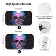 thumbnail image 3 of XMXY Car Sun Shade Windshield, Aged Floral Skull Blue Print Automotive Front Window Sun Visor for Cars SUV Trucks, Small Size, 3 of 8