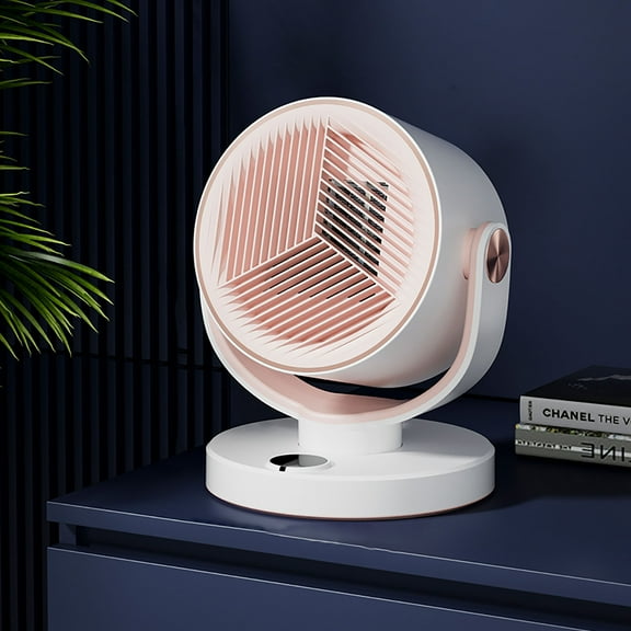 CSSAD Space Heaters for Inside,Office Heater Warm Blower Desktop High-power Household Ceramic Heater,Pink