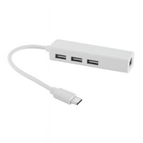 USB-C USB 3.1 Type C To USB RJ45 Ethernet Lan Adapter Hub Cable