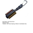 thumbnail image 6 of Hyasfey Golf Club Brush Dual Sided Nylon Bristles Golf Club Cleaning Tool with Carabiner Clip Golf Bag Accessory for Golf Enthusiasts, 6 of 6