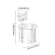 thumbnail image 3 of Butterflys Suction Cup Bathroom Toilet Paper Box Drawer Paper Roll Placement Box Toilet Restroom Wall Mounted Wall Shelf, 3 of 6