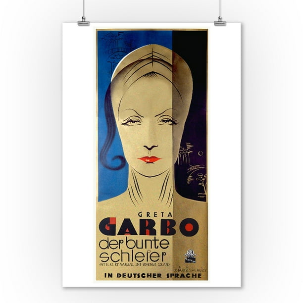 Der Bunte Schleier Greta Garbo Vintage Poster Artist Weninger Austria C 1934 9x12 Art Print Wall Decor Travel Poster Walmart Com Walmart Com