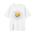 thumbnail image 5 of Tdoqot Girls Graphic T Shirts- Summer Fashion Causal Cute Short Sleeve Kids Basic Tees White Size 3 T, 5 of 6
