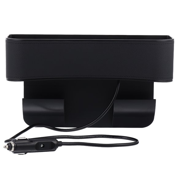 1 caja de almacenamiento multifuncional para el hueco del asiento del coche, con carga USB