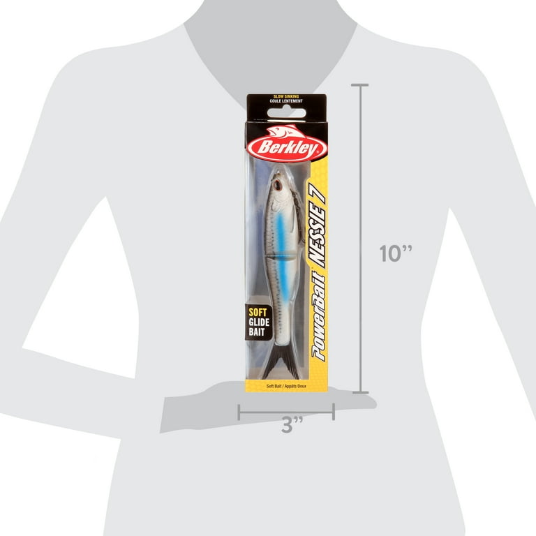 Berkley PowerBait® Nessie Fishing Bait, Hitch, 7 in, Soft