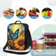 thumbnail image 4 of Balery Colorful Cloud Butterfly Sunflower Caja de Almuerzo y Bolsa de Almuerzo para Hombres y Mujeres, Bolsa de Almuerzo Reutilizable con Gran Capacidad, Bolsa de Almuerzo Aislada, 4 of 7