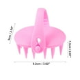 thumbnail image 2 of Unique Bargains 2 Pcs Massage Comb Shampoo Brush Scalp Care Products for Hair Growth and Anti-Dandruff Blue Pink Resin, 2 of 7
