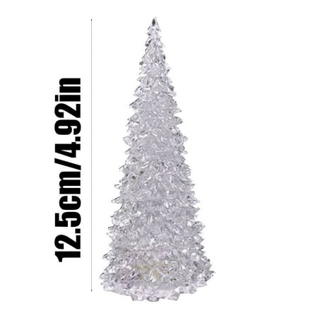 

1 Piece Christmas Decor Of Christmas Gifts Christmas Clearance Christmas Christmas Decorations Tree Colorful LED Christmas Decorations Indoor Acrylic Night Light In Various Sizes