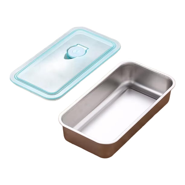 Caja de bento de acero inoxidable Box Luncher Lavavajador con contenedor de almacenamiento de alimentos a prueba de fugas para tapa para niños Adultos Sin compartimento