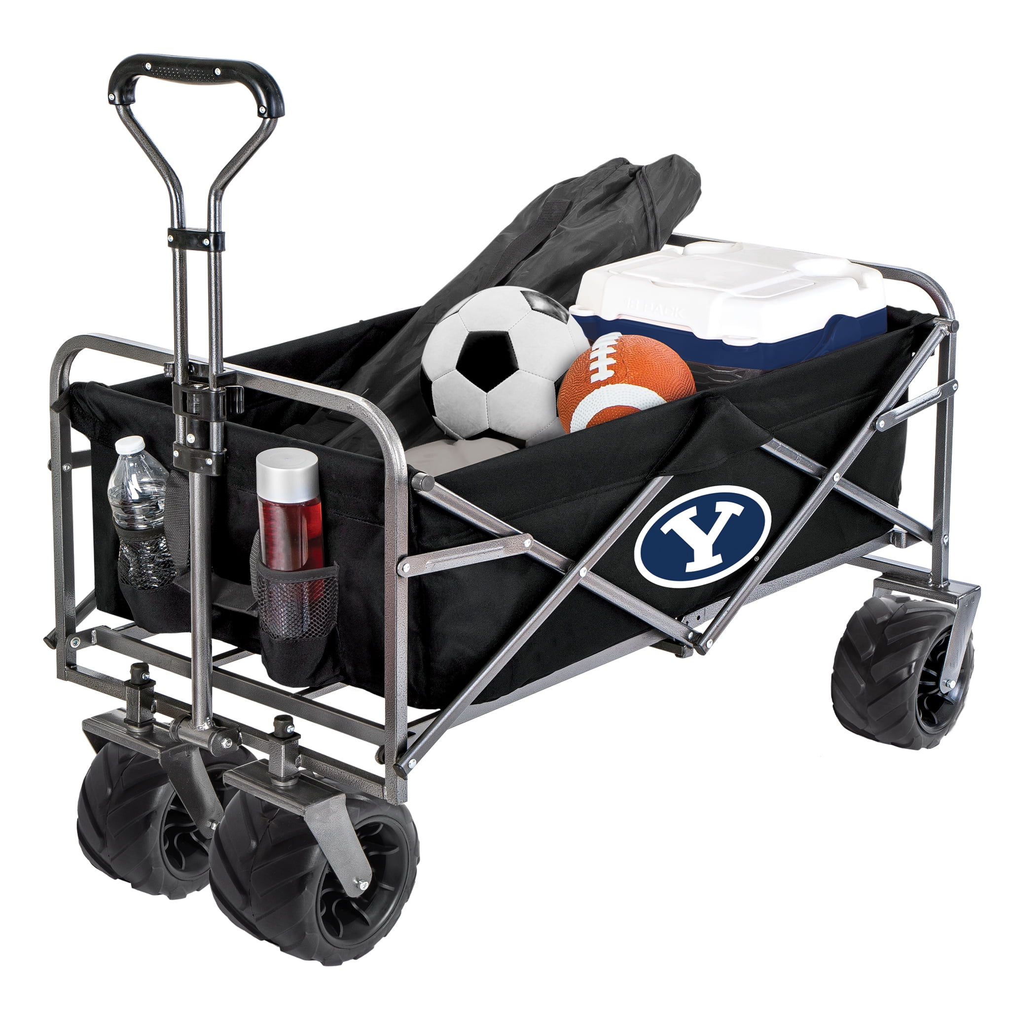 Smart Design Collegiate Heavy Duty Sports Wagon- BYU Cougars
