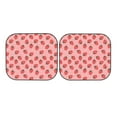 thumbnail image 7 of Daiia Strawberries 2PCS Car Windshield Sun Shade, Foldable Sun Shield for Car Front Window, Auto Sun Blocker Visor Protector Universal for Truck SUV Pickup-Medium, 7 of 7