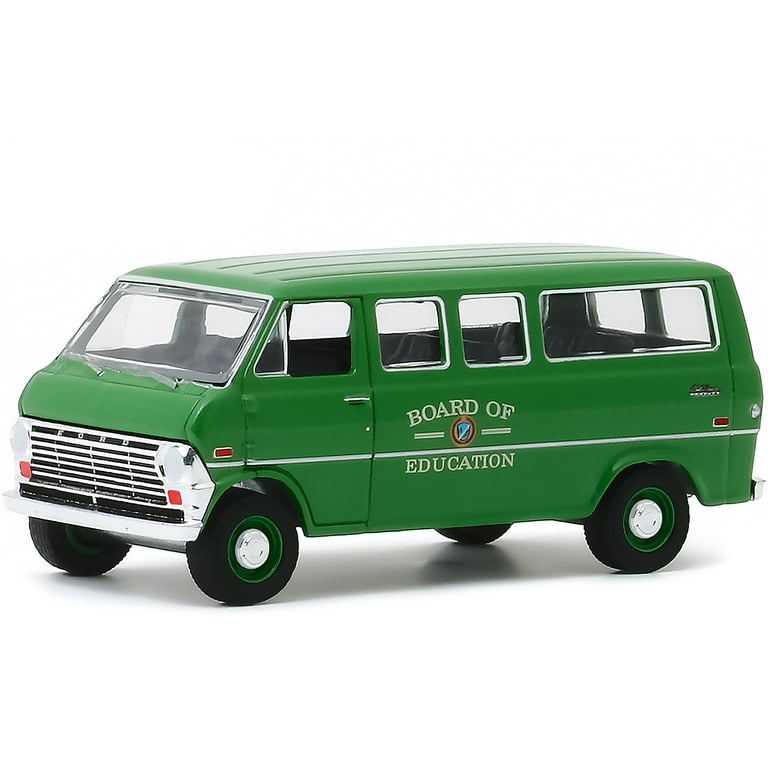 1970 Ford Club Wagon Van Green Board of Education Hobby