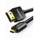 thumbnail image 2 of UGREEN Cable Adaptador Micro HDMI a HDMI 4K 60Hz Ethernet Audio Retorn, 2 of 2