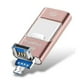 thumbnail image 1 of Flash Memory for iPhone 128gb, 4-in-1 Usb C-shaped Memory Stick, Photo Memory External Storage Thumb Drive for iPhone Ipad Android Computer, 1 of 5