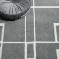 thumbnail image 6 of SAFAVIEH Fifth Avenue Della Abstract Runner Rug, Grey/Ivory, 2'3" x 8', 6 of 7