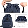 thumbnail image 3 of Mochila deportiva con cordón para hombre y mujer - Azul Xemadio LRWJ387-2, 3 of 5