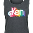 thumbnail image 3 of Barbie Pride - Ken Logo - Women's Racerback Tank Top, 3 of 6