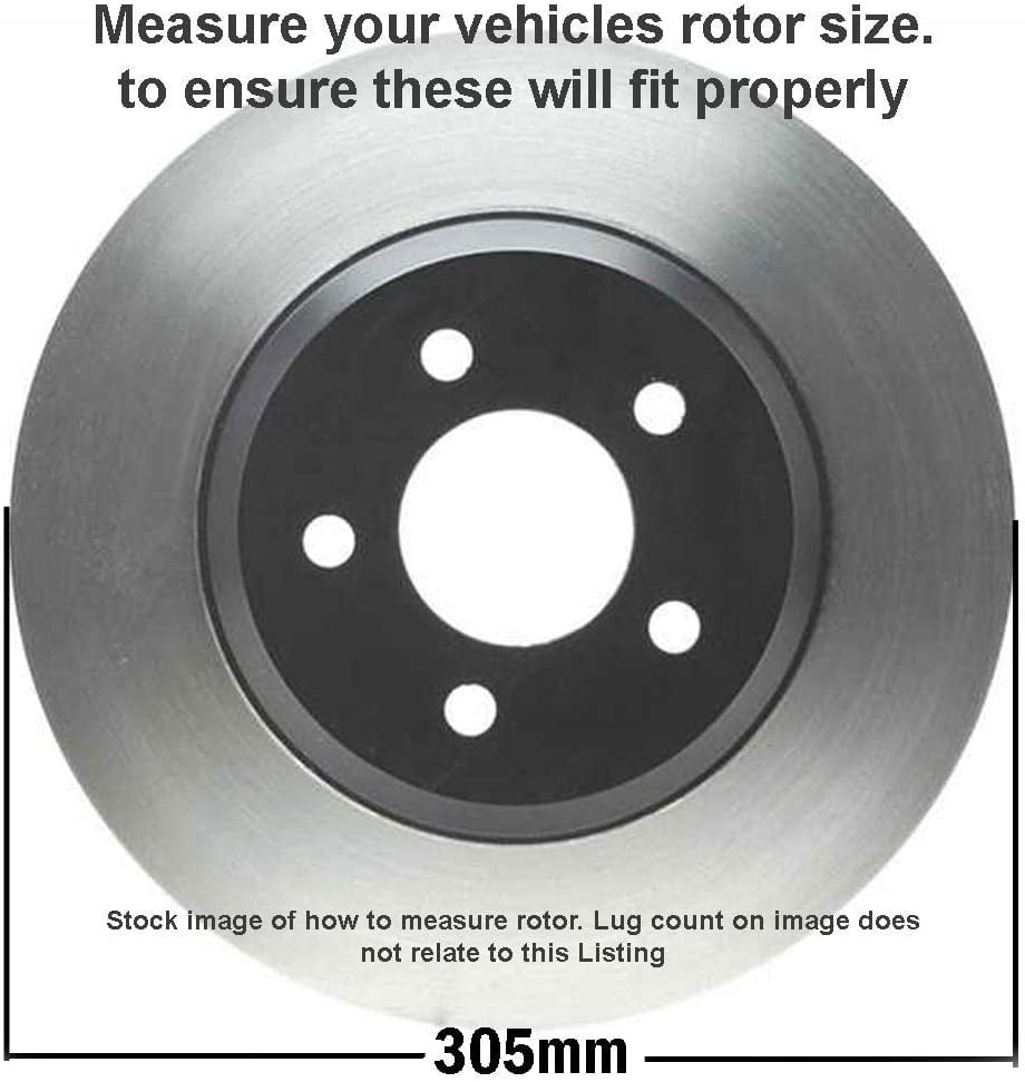305mm Front Brake Rotors Brake Pads Chevy GMC Tahoe Silverado Sierra 1500 Kit 305mm Front Brake Rotors Brake Pads Chevy GMC Tahoe Silverado Sierra 1500 Kit