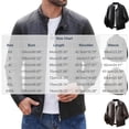thumbnail image 3 of Men’s Faux Leather Jacket Classic Biker Style Motorcycle Coat Fit Fashion Casual Lightweight Fall & Spring Jackets for Men, 3 of 6