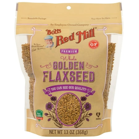 Bob's Red Mill, Whole Golden Flaxseed, 13 oz (368 (Best Time To Take Flaxseed)