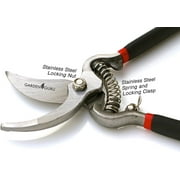 Garden Guru Heavy Duty Forged Steel Garden Clippers, Professional Bypass Hand Pruners, Pruning Shears
