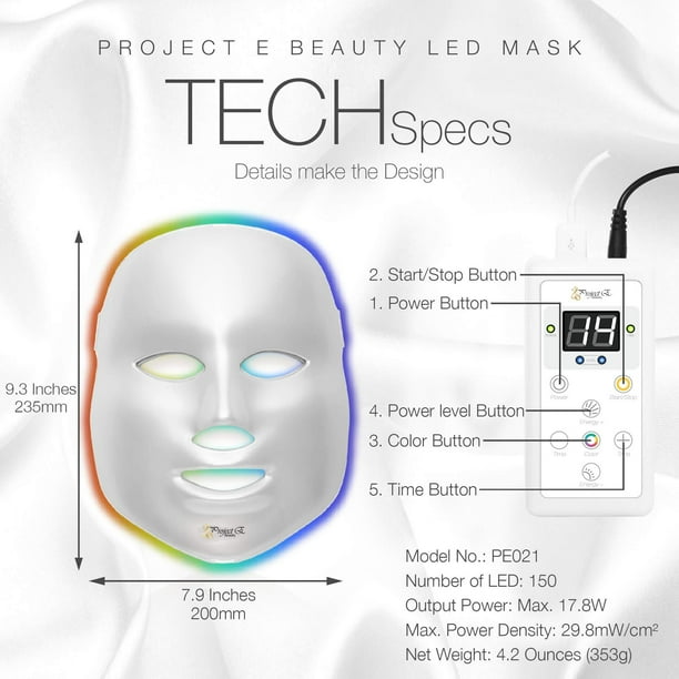 Project E Beauty Skin Rejuvenation Photon Mask | LED Face