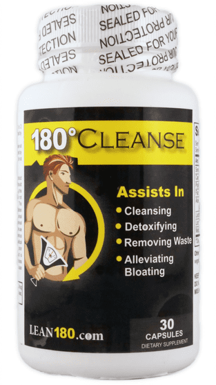 All Natural Weight Loss and Cleanse Supplement, Detox Your Body, Reduce Belly Bloating, Feel Better, Slim Down, Strong, Effective 15 Day Formula (30 capsules) - Lean 180 Cleanse