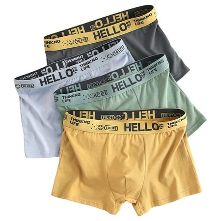 

Boxer Men Panties Mens Cotton Boxers Sexy Underwear Man Character Letter Breathable Male Underpants Comfortable Boxershorts