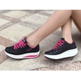 thumbnail image 3 of Women's Platform Walking Sneakers with Thick Bottom, All-Day Comfort Walking shoes, 3 of 10