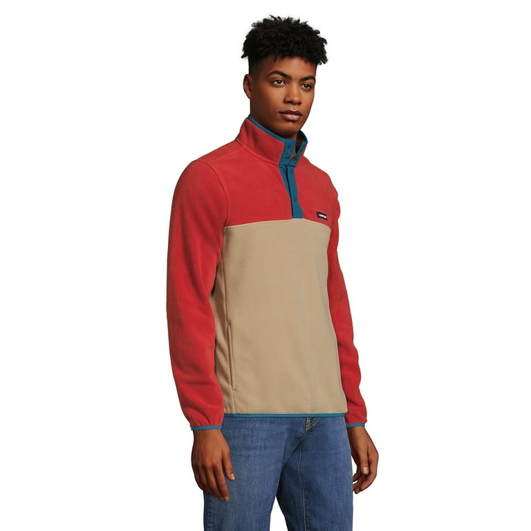 Lands end online snap neck pullover