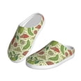 thumbnail image 2 of KLL Finger Lime Fruits Pattern Adult Unisex Cozy Slippers,Fuzzy Slip-on Slippers TPR Sole Slippers Comfort Plush Home Footwear for Indoor & Outdoor-11, 2 of 7
