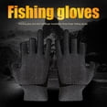 thumbnail image 3 of Pesca Guantes de pesca con corte de 3 dedos Guantes de pesca con protección solar antideslizantes (negro) Tmvgtek Para Estrenar, 3 of 9