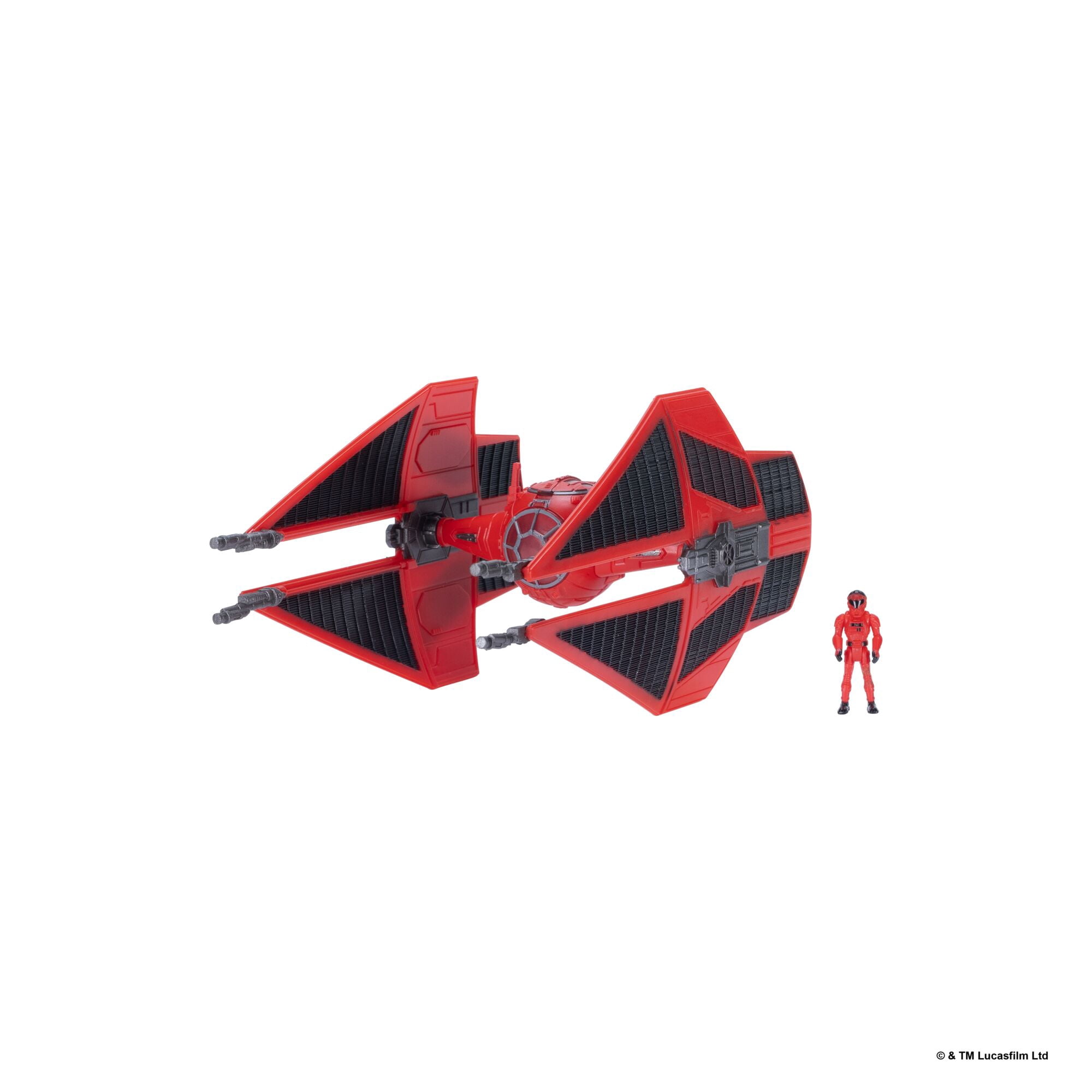 Star Wars™ Micro Galaxy Squadron First Order TIE Interceptor - 3-inch Vehicle with 1-inch Micro Figure Accessory