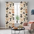 thumbnail image 5 of Western Cowboy Kitchen Curtains 96 Inch Length, Country Vintage Art Boots Desert Grommet Top Bedroom Living Room Curtains, Light Filtering Cafe Curtain Drapes 2 Panels Set 104''x96'', 5 of 9