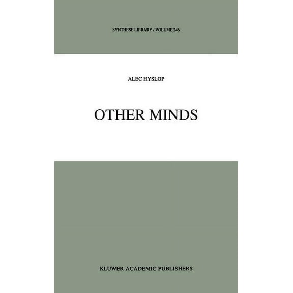 Synthese Library Other Minds, Book 246, (Hardcover)