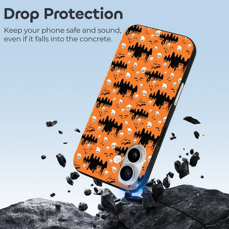 Cute Halloween Clear Phone Case For IPhone 15 Case 6.1