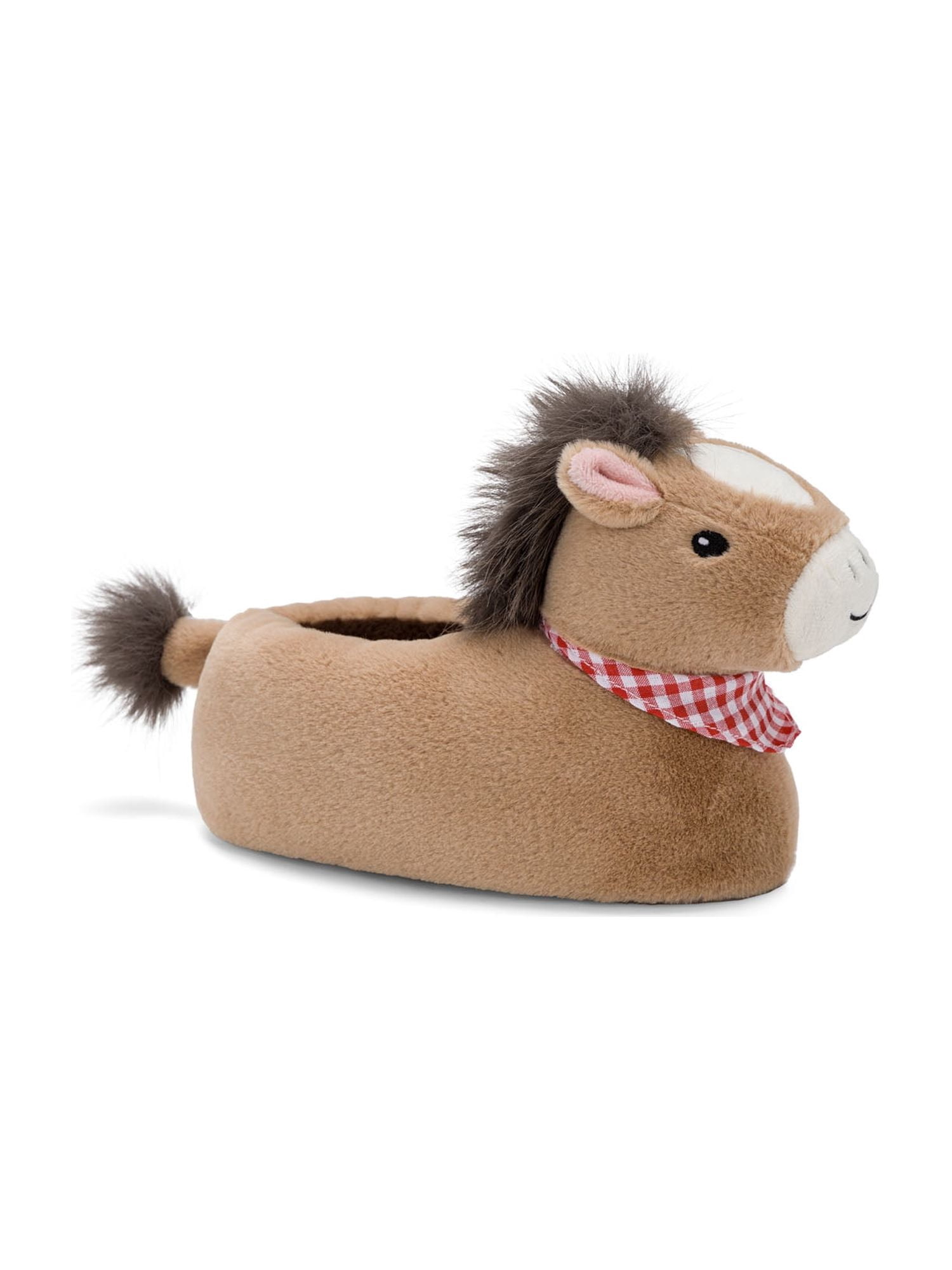 Wonder Nation Toddler, Little and Big Girls Horse Slipper