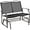 Black, variant on CRXX Outdoor Glider 2-Person Outdoor Glider Bench, Patio Chair, Rocking Patio Chairs Outdoor Loveseat for Backyard, Poolside, Garden,Porch, Heavy Duty Steel Frame, Beige